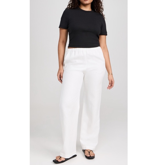 Brand new Enza Costa twill everywhere pants in off white - Picture 1 of 9
